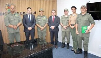 TJ-PI e Corregedoria da Polícia Militar alinham ações para trabalho conjunto