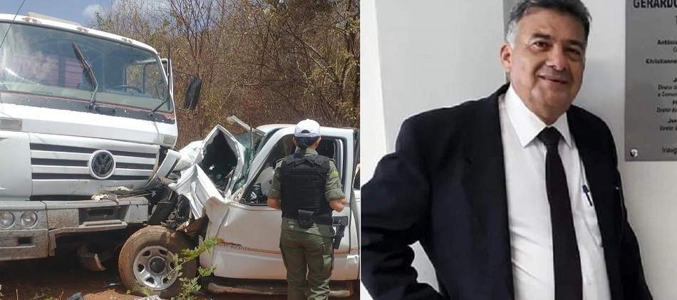 Advogado Gerardo Cavalcante  morre em acidente com caminhão em Bom Princípio.