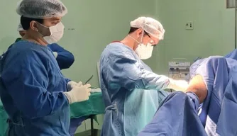 Primeira cirurgia de fêmur no Hospital de Campo Maior