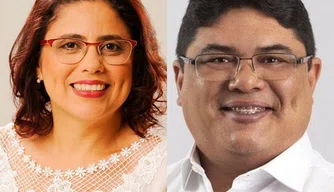 Ex-prefeita Patrícia Leal e prefeito de Altos Maxwell