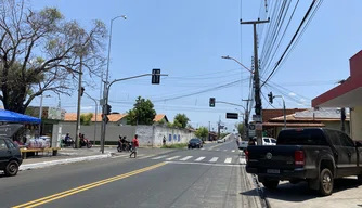 Strans realiza interdição no bairro Poti Velho em Teresina