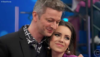 Sandy e Lucas Lima no programa Altas Horas