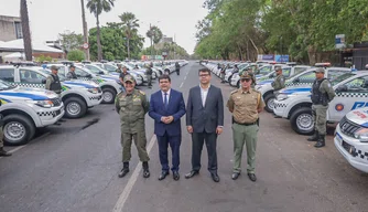 Rafael entrega 200 viaturas para Polícia Militar do Piauí.