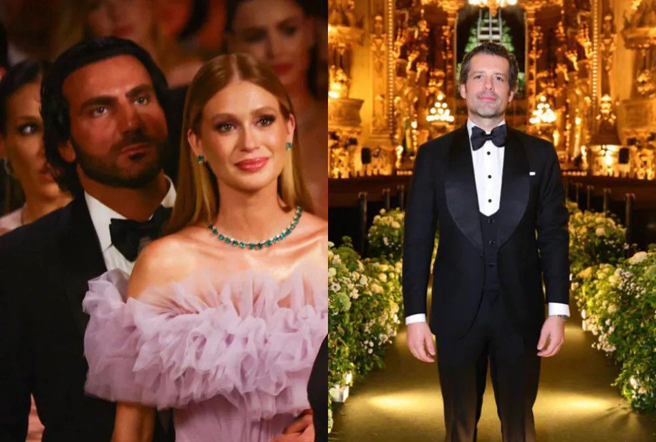 Marina Ruy Barbosa, Abdul Feres e Guilherme Mussi em casamento