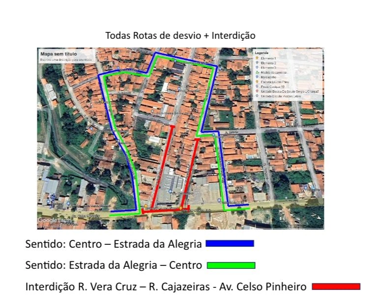 Interdição na Via Sul