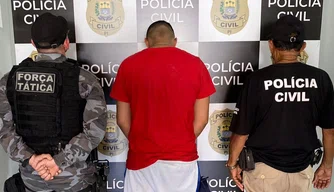 Polícia Civil prende suspeito de latrocínio e corrupção de menores em Campo Maior