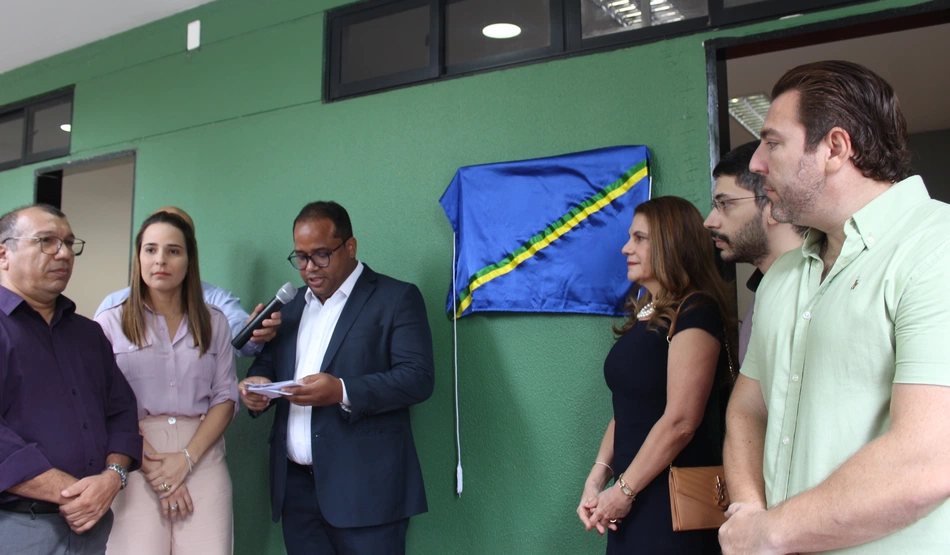 Inauguração da sala de imprensa na Câmara Municipal de Teresina.