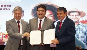 Paulo Teixiera, Rafael Fonteles e Wellington Dias