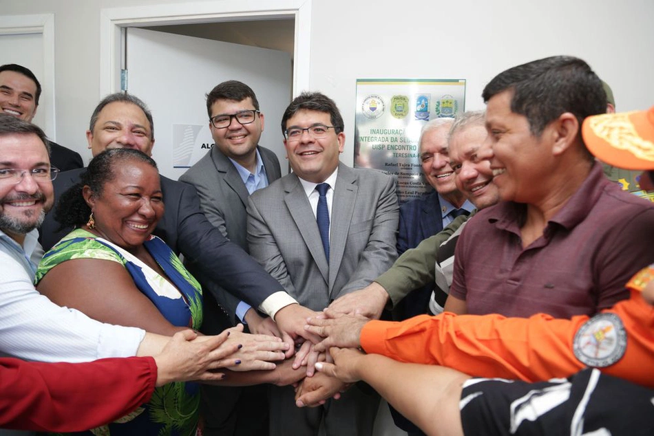 Inauguração da unidade de segurança no Encontro dos Rios