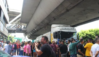 Manifestação no Shopping da Cidade