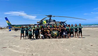 BOPAer realiza Estágio de Operações aérea no litoral do Piauí