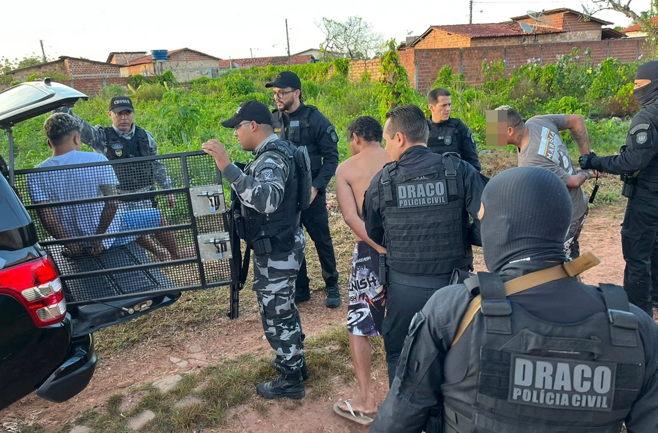 Draco realiza 500 prisões em 2023 no Piauí, diz SSP-PI