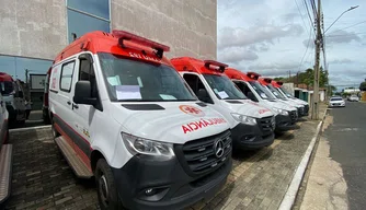 Piauí recebe 11 ambulâncias do Ministério da Saúde para renovação e ampliação de frota do SAMU.