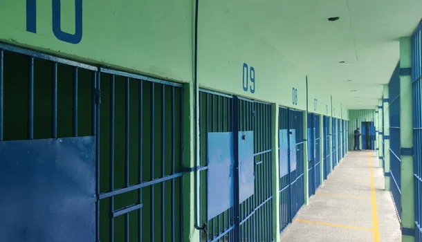 Pavihões penitenciários da Penitenciária Professor José de Ribamar Leite.
