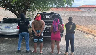 Casal é preso por tráfico de drogas no bairro Alto da Ressurreição