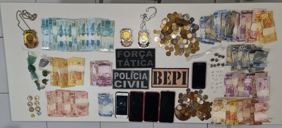 Polícia prende quadrilha acusada de tráfico de drogas em Esperantina