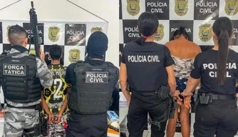 Operação da polícia prende dupla por tráfico de drogas em Redenção do Gurgueia