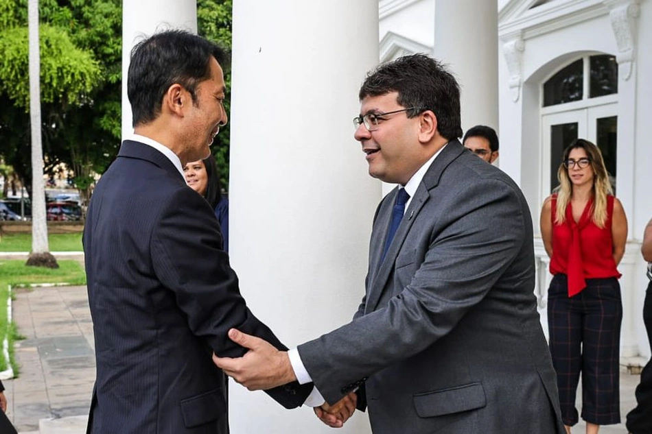 Rafael Fonteles recebe Embaixador do Japão no Brasil
