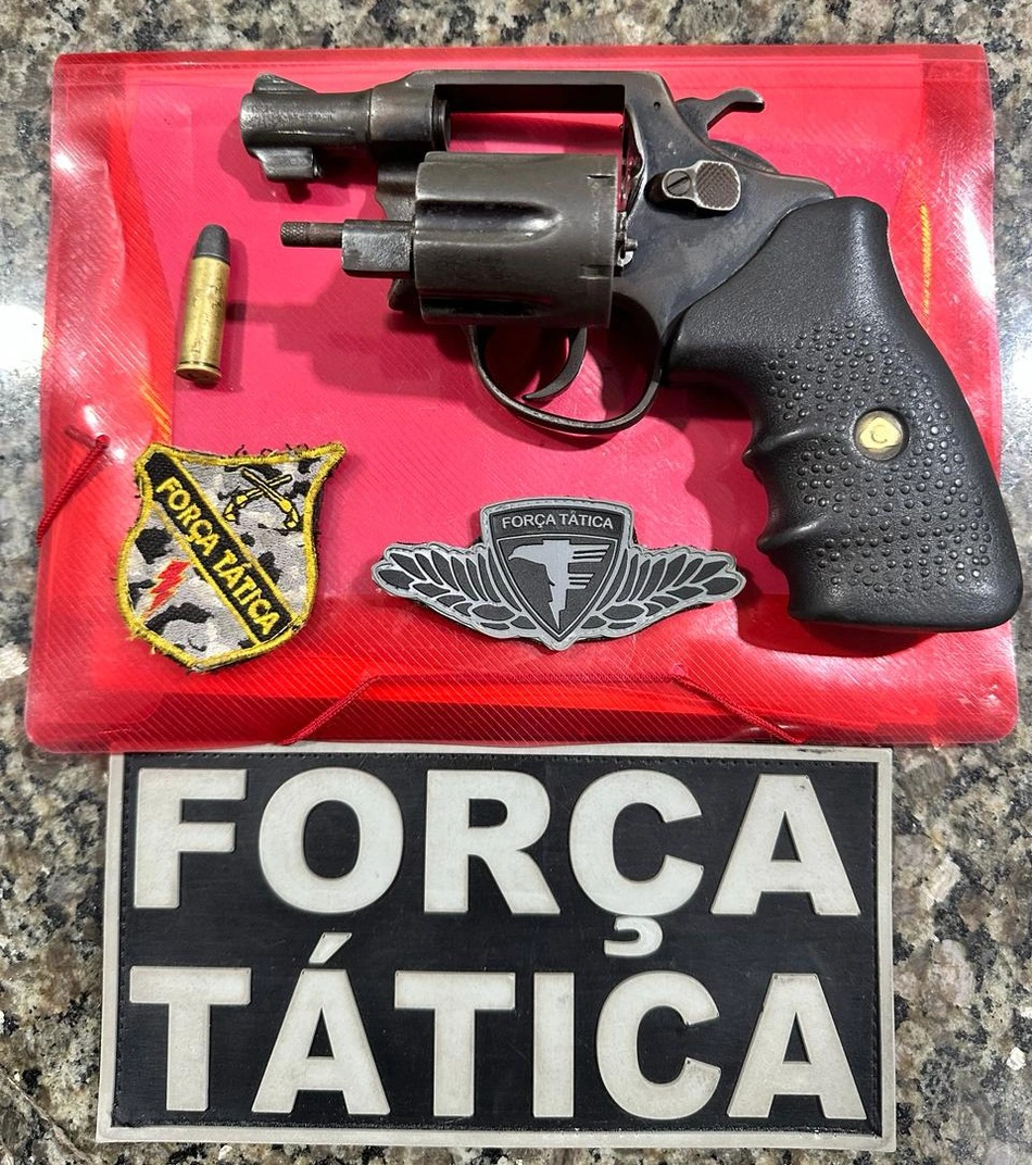 Arma apreendida pela Polícia Militar de Timon