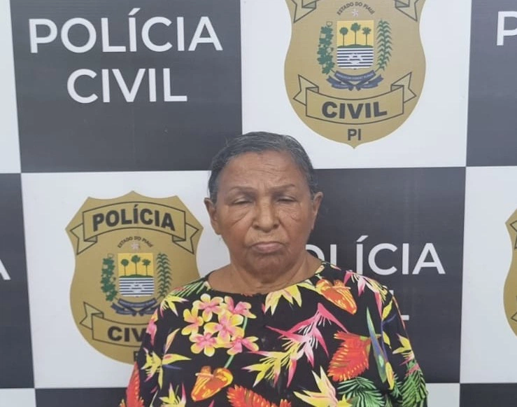 PM-PI prende idosa acusada de envolvimento em homicídio