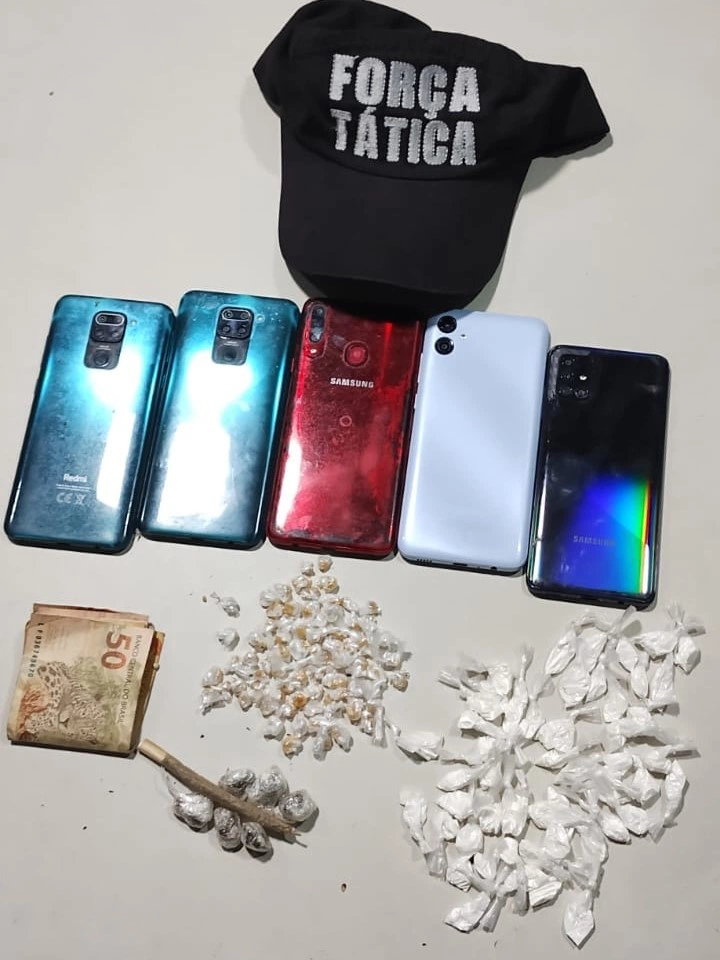 Itens apreendidos