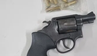Arma utilizada no crime contra dono de lotérica em Teresina