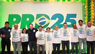 Filiação do partido PRD em Teresina.