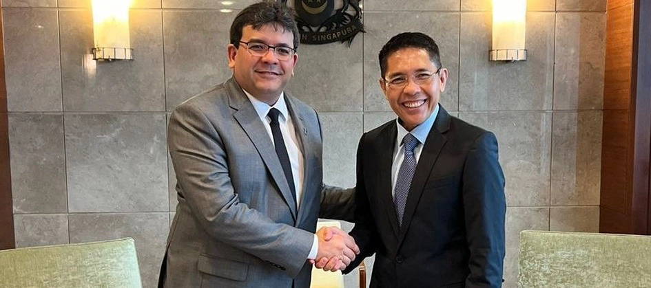 Governador Rafael Fonteles se reúne com ministro da Educação de Singapura