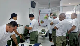 Evento saúde Polícia Militar