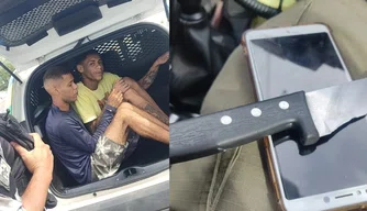 Suspeitos de assaltar motorista de aplicativo são presos em Teresina