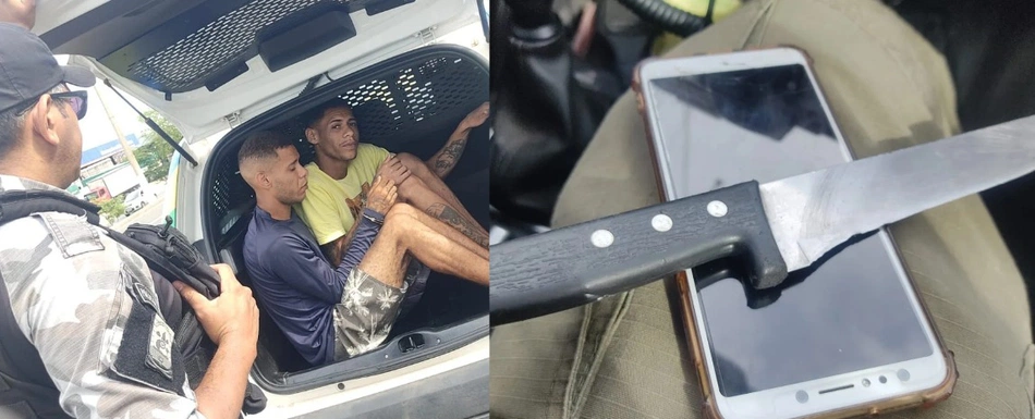 Suspeitos de assaltar motorista de aplicativo são presos em Teresina