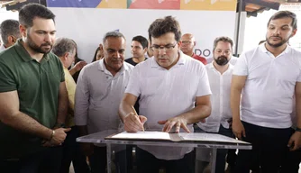 Governador Rafael Fonteles inaugura obras em Lagoa Alegre