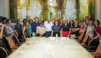 Dr. Pesso recebe novos instrutores da Fundação Wall Ferraz no Palácio da Cidade