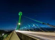 Ponte Estaiada verde