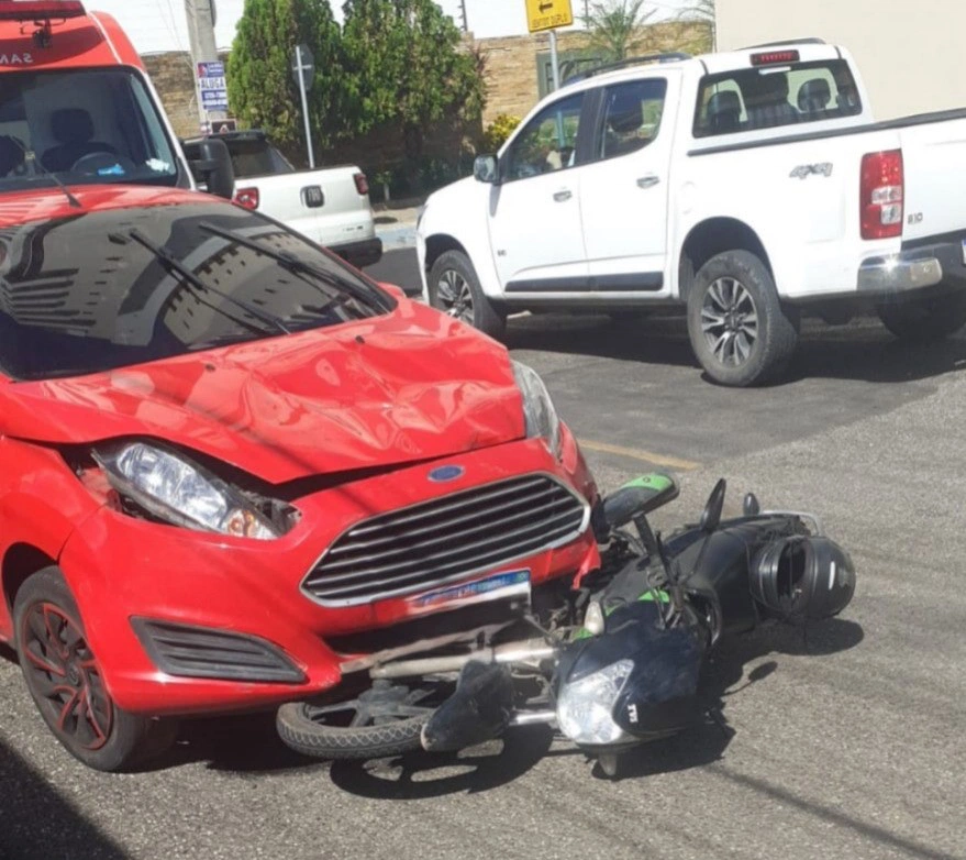 Acidente de motocicleta em Teresina