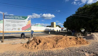Praça do bairro Esplanada, localizada na zona sul de Teresina.