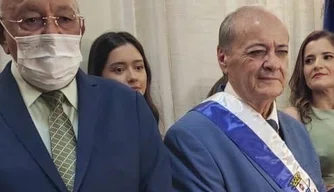 Ex-prefeito de Teresina Drº Pessoa e prefeito eleito Silvio Mendes