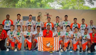 equipe da Associação Beneficente Giuliano Esporte Clube (GHC) de handebol