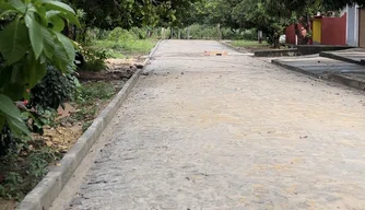 Pavimentação na zona Sul de Teresina