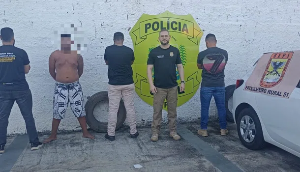 Suspeito preso por tráfico de drogas