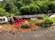A causa presumível do acidente foi a falta de distância segura entre os veículos.