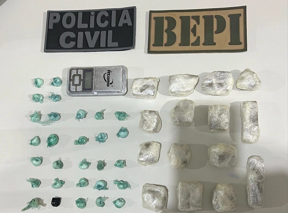Operação da PM-PI apreende cocaína e maconha em Picos