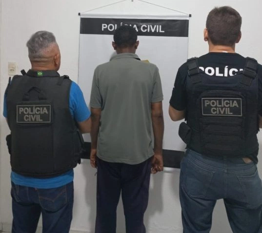 Suspeito preso acusado de estupro de vulnerável