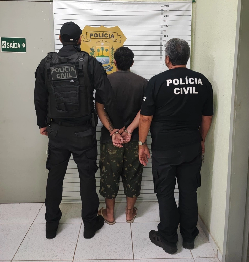 Preso suspeito de feminicídio em Parnaíba.