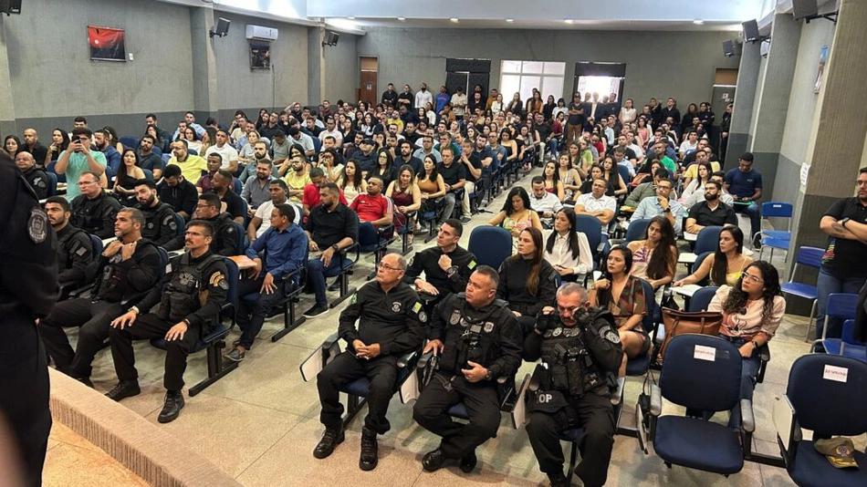 Cerimônia do ato de posse da polícia penal