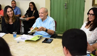 Reunião no Palácio da Cidade