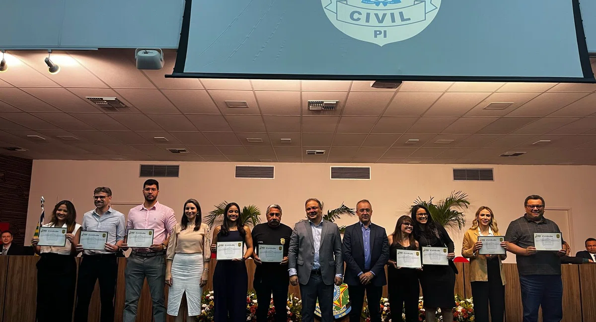 Solenidade em homenagem ao Dia do Policial Civil