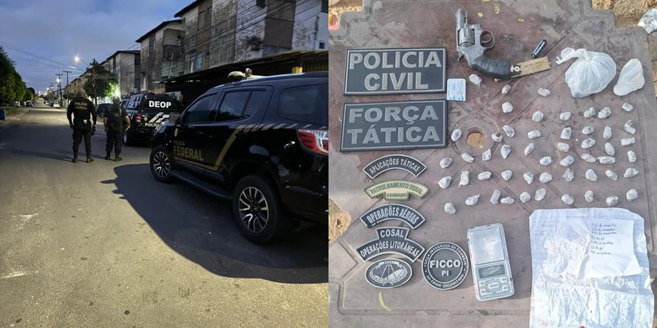FICCO deflagra operação contra facção que atua no tráfico interestadual de drogas no Piauí