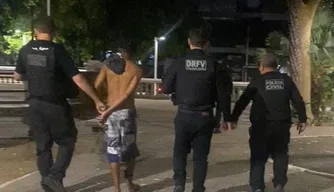 Suspeito pelo crime de roubo