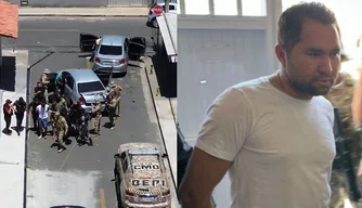 Vídeo mostra momento da prisão do suspeito de matar casal em Teresina